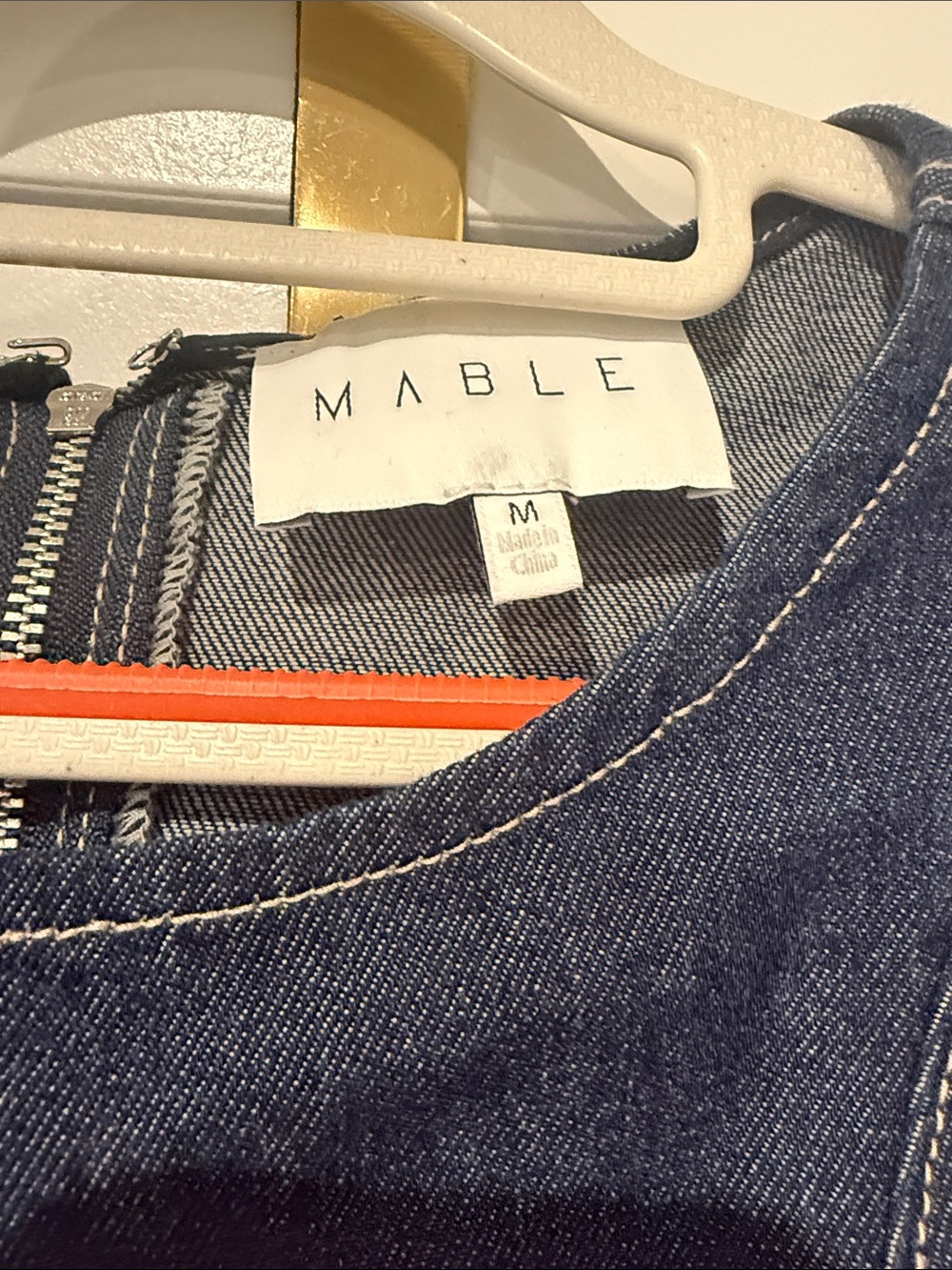 Women's Dark Blue Denim Wide-Leg Two piece outfit - Picture 2 of 9